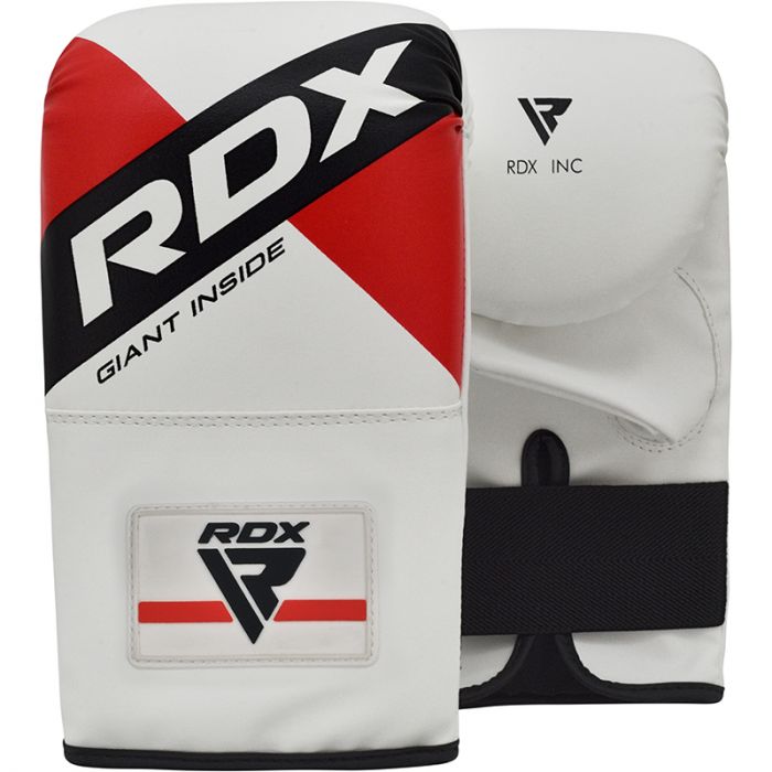 RDX F10 4ft / 5ft 3-in-1 Punch Bag with Gloves in White Set