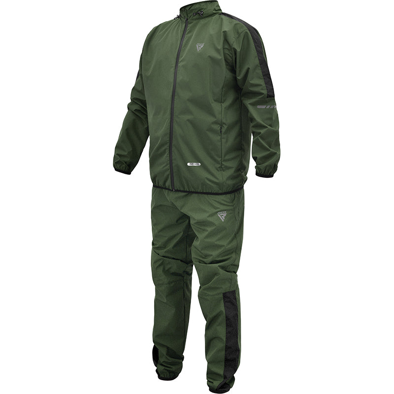 RDX C1 Weight Loss Sauna Suit#color_army-green