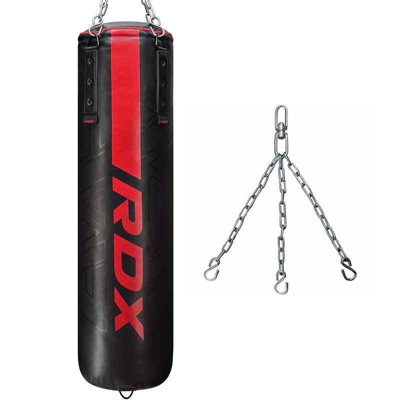 RDX F6 4ft / 5ft 2-in-1 KARA Training Punching Bag Set#color_red
