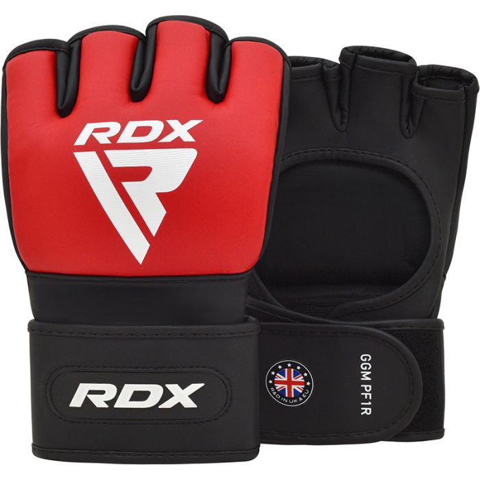 RDX PF1 MMA Fighting Grappling Gloves#color_red