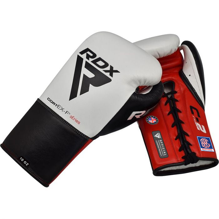 RDX C2 BBBofC Approved Fight Boxing Gloves#color_white