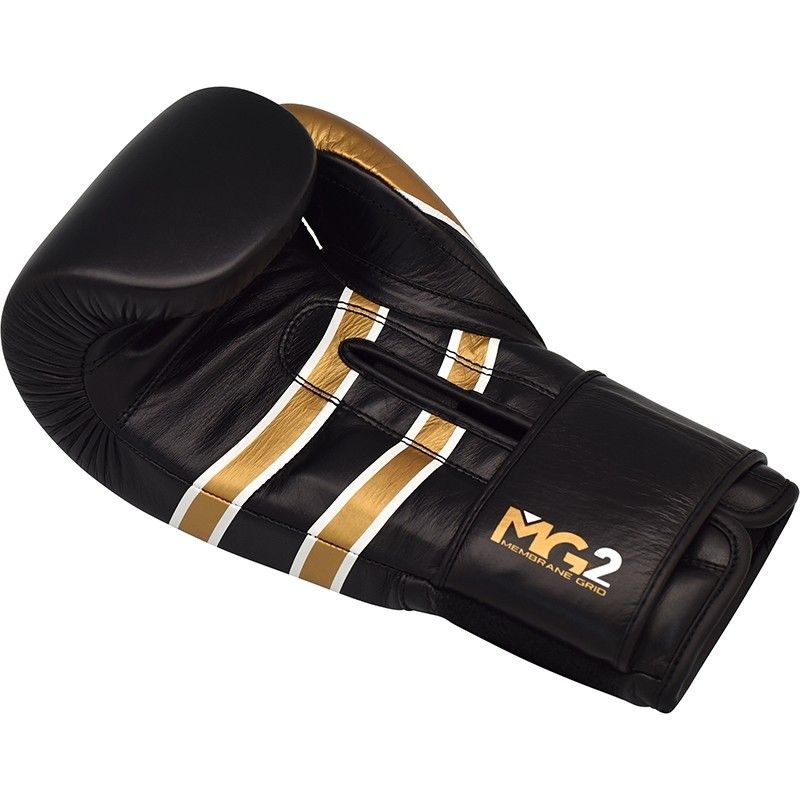 RDX S7 Bazooka Leather Boxing Sparring Gloves#color_black